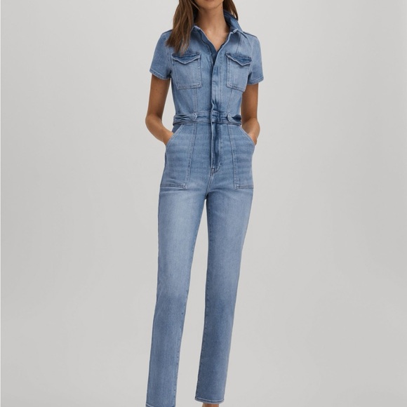 Good American Pants - Good American Fit For Success Short Sleeve Point Size 2